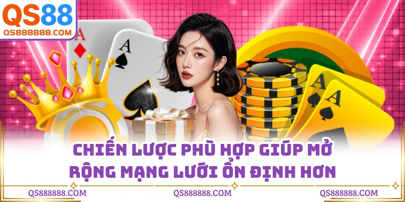 Chiến lược phù hợp giúp mở rộng mạng lưới ổn định hơn