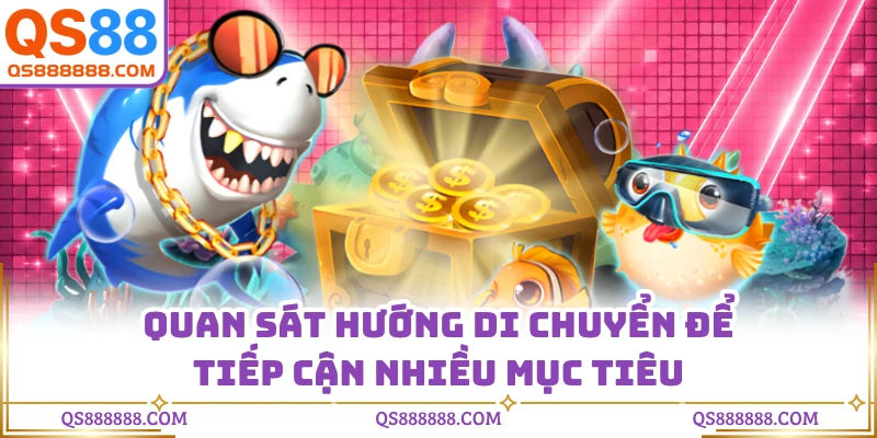 Quan sát hướng di chuyển để tiếp cận nhiều mục tiêu